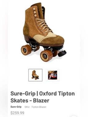 New in box Roller skates Sure-Grip | Oxford Tipton Skates - Blazer size 7 womens
